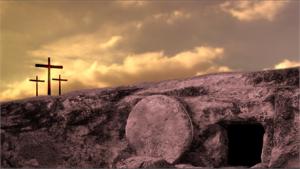 cross and tomb